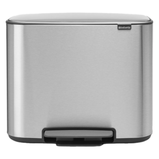 Brabantia Bo pedaaliga prügikast 3x11L, Matt Steel FPP