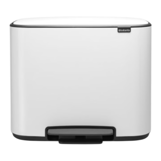 Brabantia Bo pedaaliga prügikast 3x11L, White