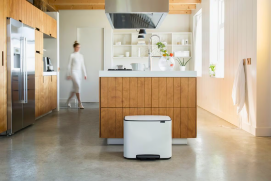 Brabantia Bo pedaaliga prügikast 3x11L, White - Image 5