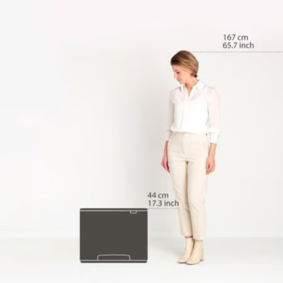 Brabantia Bo pedaaliga prügikast 3x11L, hall - Image 6