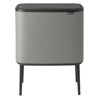 Brabantia Bo Touch Bin jalgadel prügikast 11+23L, Mineral Concrete Grey