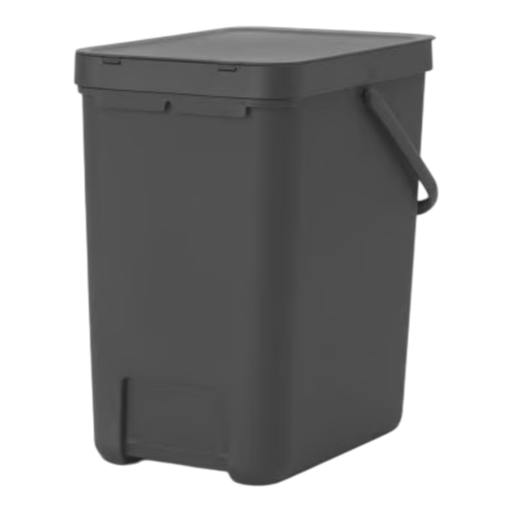 Brabantia Sort & Go kaanega prügiurn 25L, saadaval erinevad värvid - Image 6