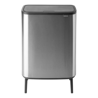 Brabantia Bo Touch Bin Hi jalgadel prügikast 2x30L, Matt Steel FPP