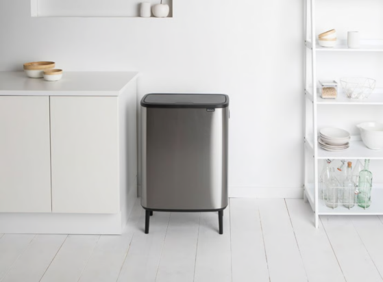 Brabantia Bo Touch Bin Hi jalgadel prügikast 2x30L, Matt Steel FPP - Image 5
