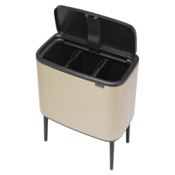 Brabantia Bo Touch Bin jalgadel prügikast 3x11L, saadaval erinevad värvid - Image 4