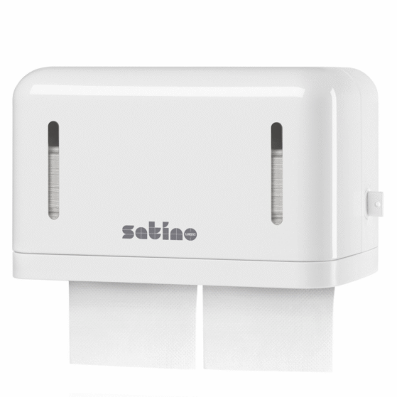 Satino Bulk hoidik, lehttualettpaberile, valge