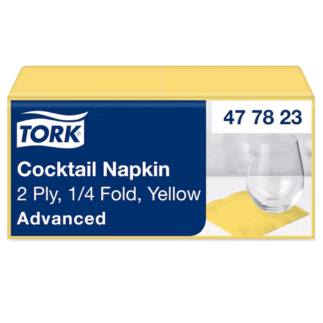 Tork Cocktail 24 salvrätt 2x, kollane 1/4, 2400tk