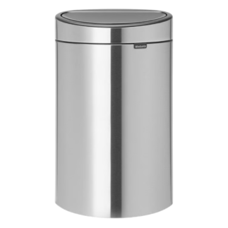 Brabantia Touch Bin prügikast/urn 40L, Matt Steel