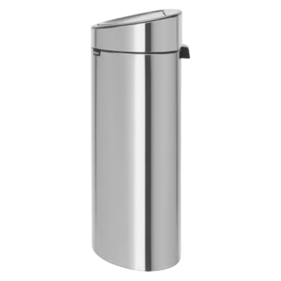 Brabantia Touch Bin prügikast/urn 40L, Matt Steel - Image 3