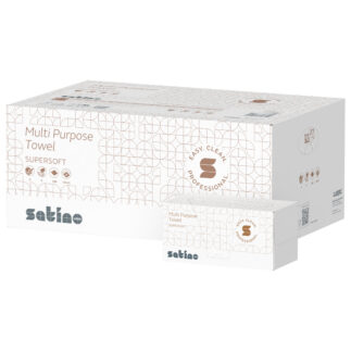 Satino Multipurpose V-fold 2x lehtkätepaber karbis, 15x200tk