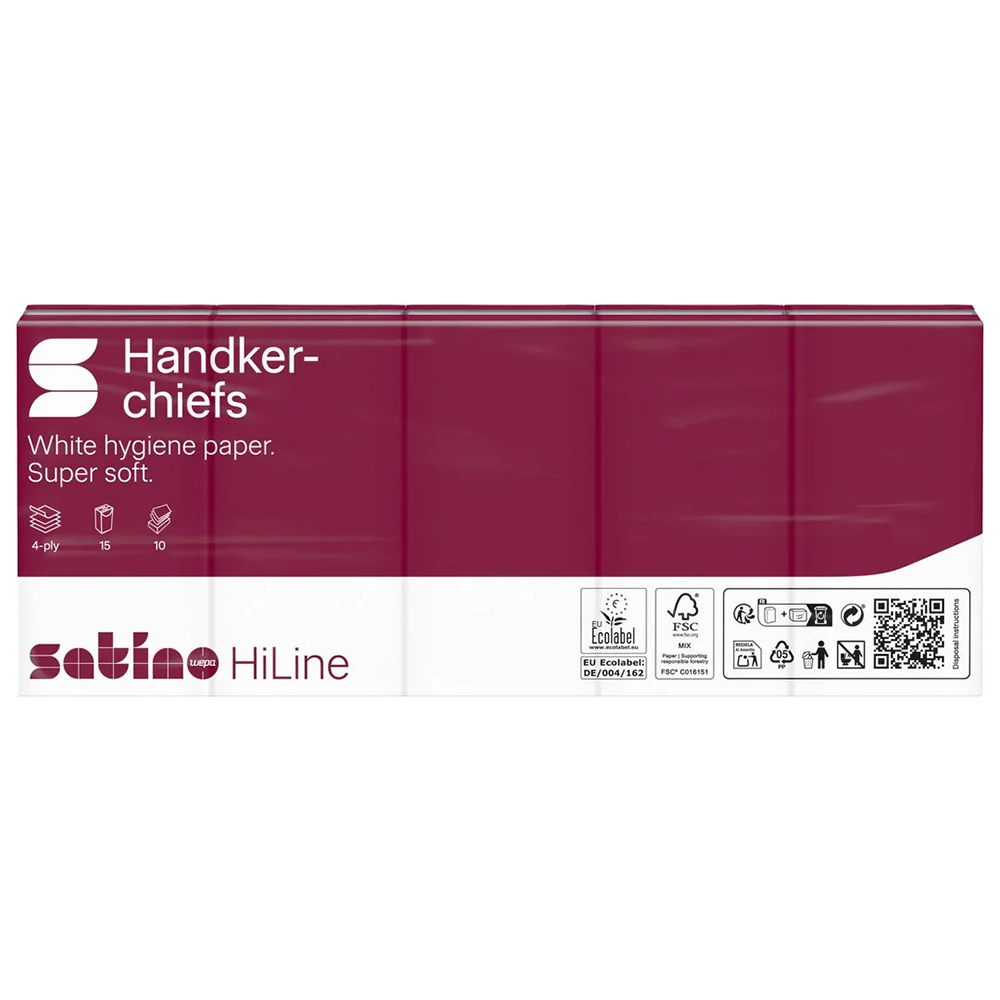 Satino HiLine 4x pabertaskurätikud, 15x15tk - Image 2