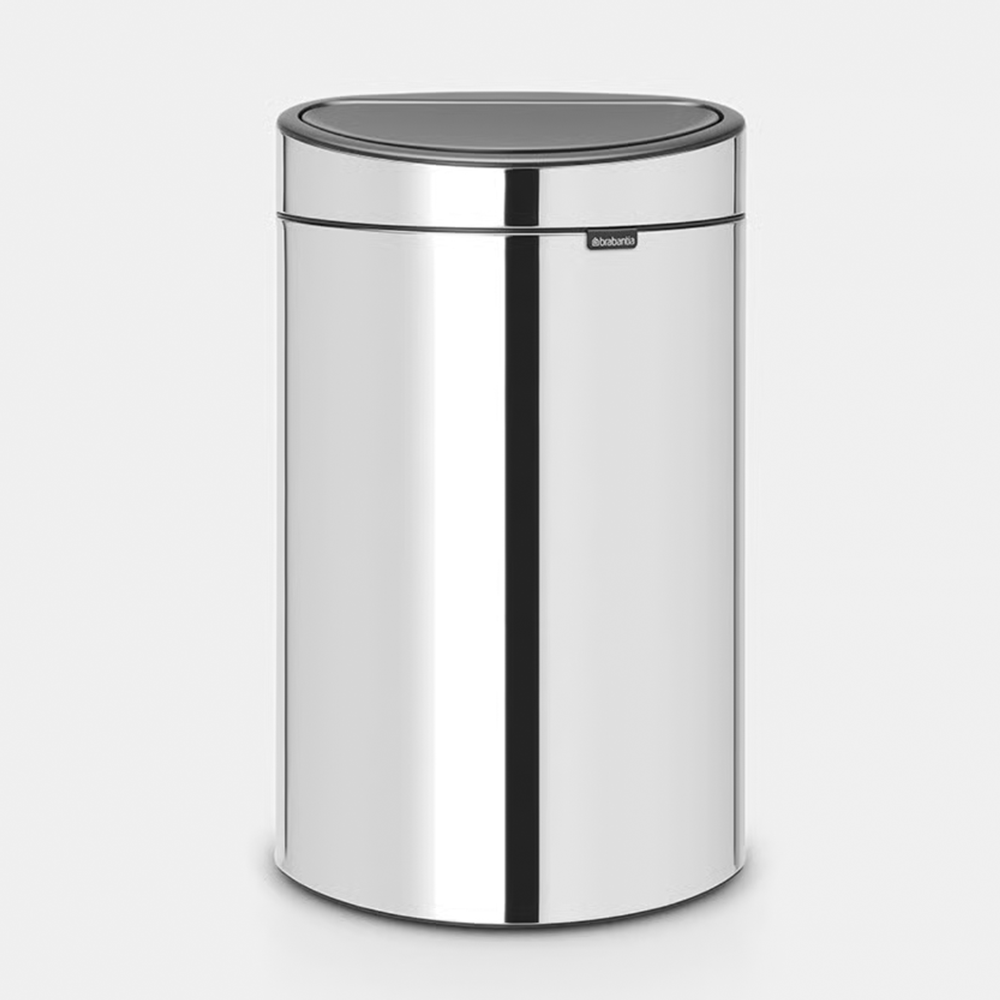 Brabantia Touch Bin prügikast 40L, matt must - Pilt 9