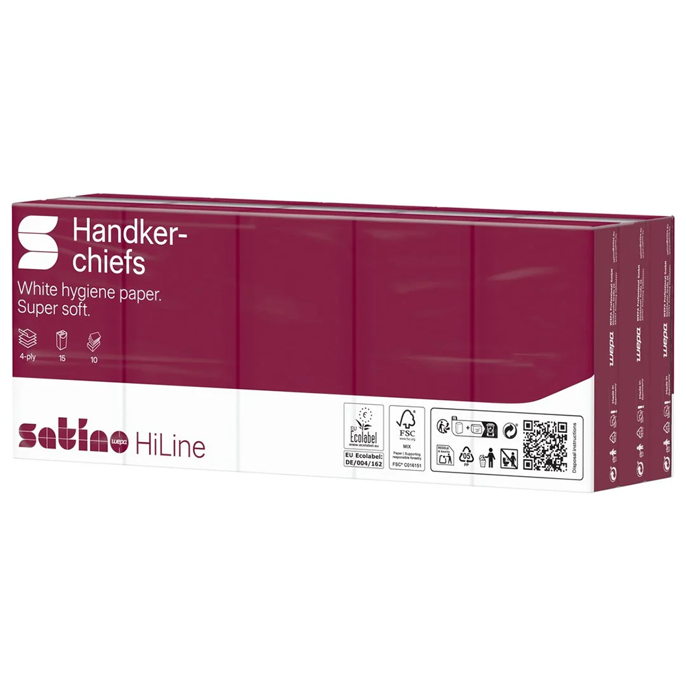 Satino HiLine 4x pabertaskurätikud, 15x15tk - Image 3