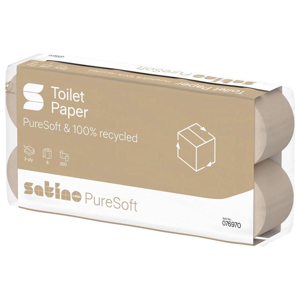 Satino PureSoft MT1 3x tava rulltualettpaber, 64x27,5m - Image 3