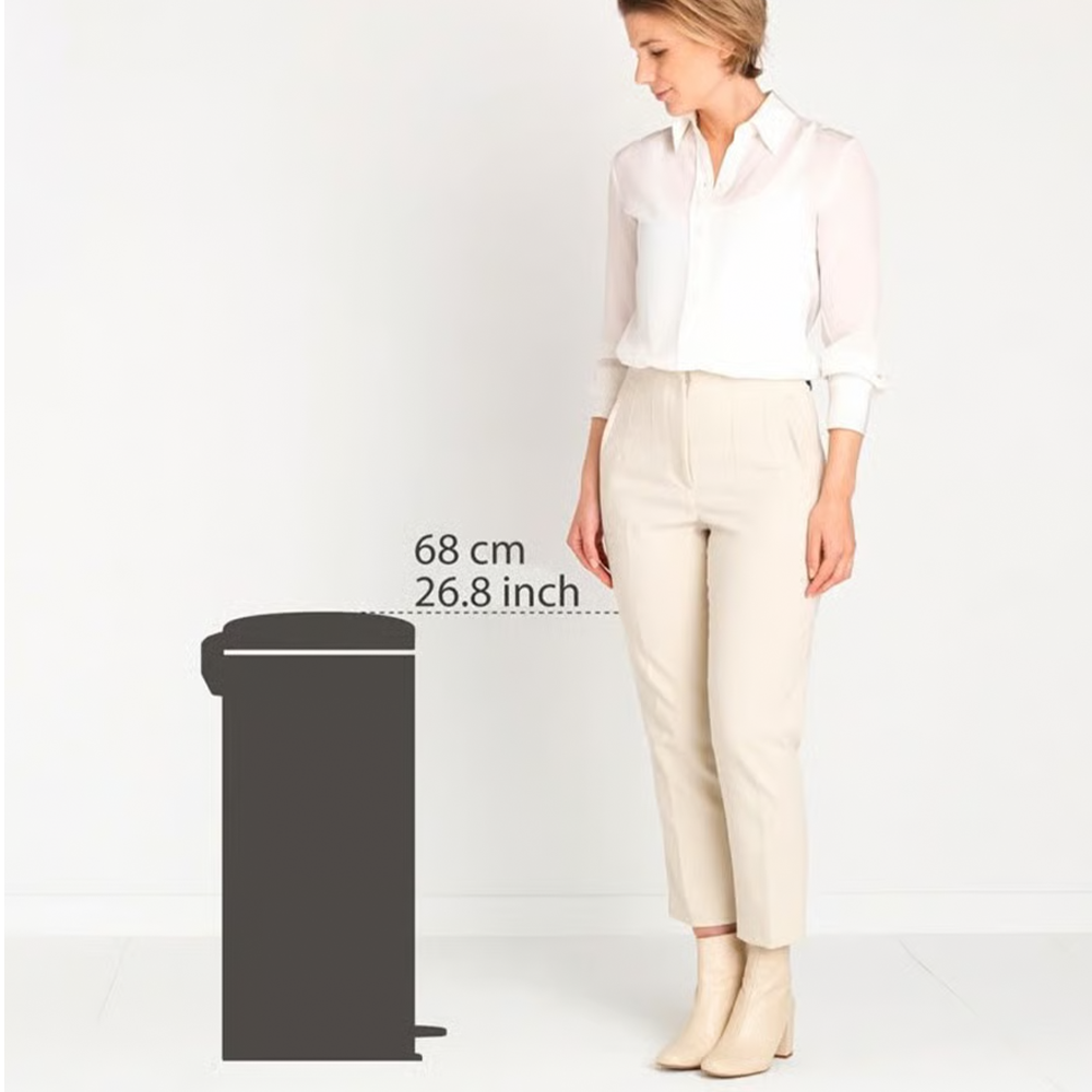 Brabantia NewIcon pedaaliga prügikast 30L, matt teras FPP - Image 5