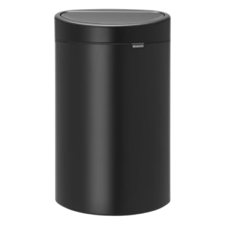 Brabantia Touch Bin prügikast/urn 40L, Matt Black