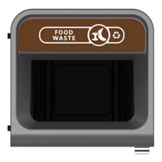 Lõpumüük! Rubbermaid  Configure Decorative Waste Container 87L prügikast, metallist, magnetitega liidetav - Image 2