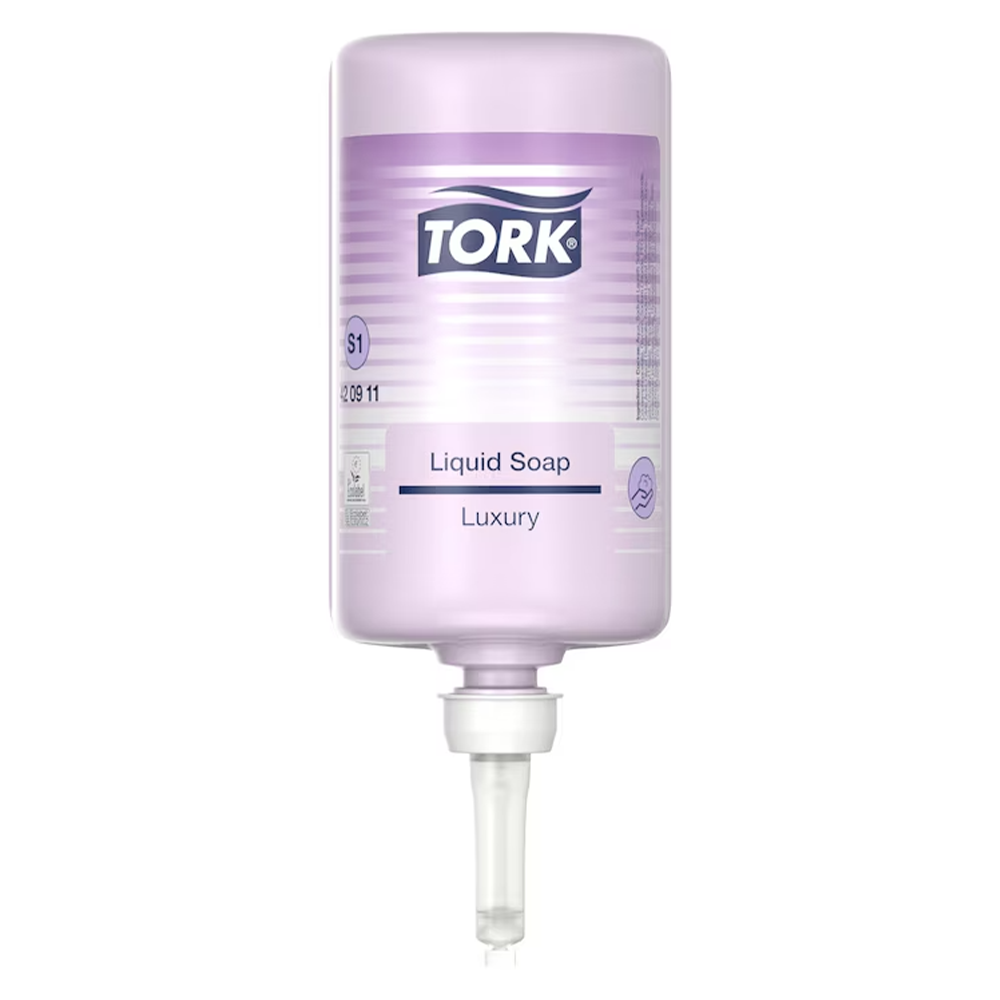 Tork Luxury Soft S1 luksuslik pehme vedelseep 1L, kastis 6tk - Image 2