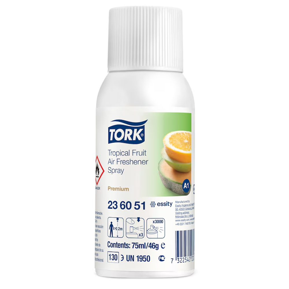 Tork Tropical Fuit Air Freshener A1 puuviljalõhnaga aerosoolõhuvärskendaja 75ml, kastis 12tk - Image 2