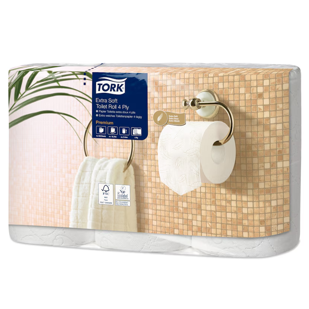 Tork Extra Soft Conventional Premium T4 4x tava tualettpaber, 42x18,8m - Image 2