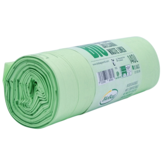 BioBag 140/190L  biolagunev vooderduskott 10tk rullis, kastis 15 rulli - Image 3