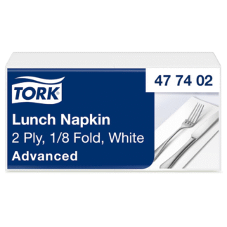 Tork Lunch 33 salvrätt 2x, valge 1/8, 2000tk