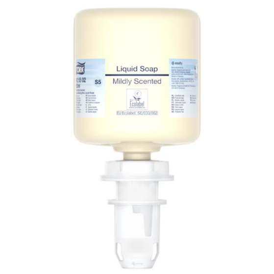 Tork Liquid Soap Mildly Scented S5 luksuslik vedelseep 525ml, kastis 8tk - Image 2