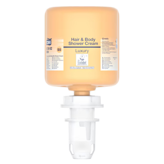 Tork Hair & Body Shower Cream S5 luksuslik dušikreem 525ml, kastis 8tk - Image 2