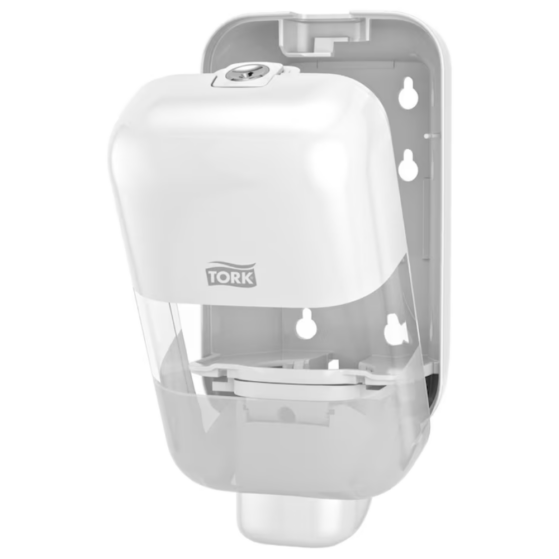 Tork Mini hoidik S5 seebile ja desinfektandile, valge - Image 3