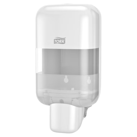Tork Mini hoidik S5 seebile ja desinfektandile, valge