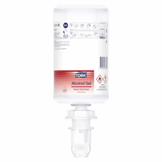Tork Alcohol Gel Hand Sanitizer S4 niisutav alkoholiga desinfitseeriv kätegeel 1L, kastis 6tk
