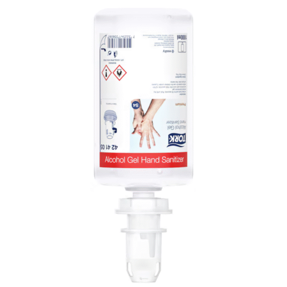 Tork Alcohol Gel Hand Sanitizer S4 niisutav alkoholiga desinfitseeriv kätegeel 1L, kastis 6tk - Image 2