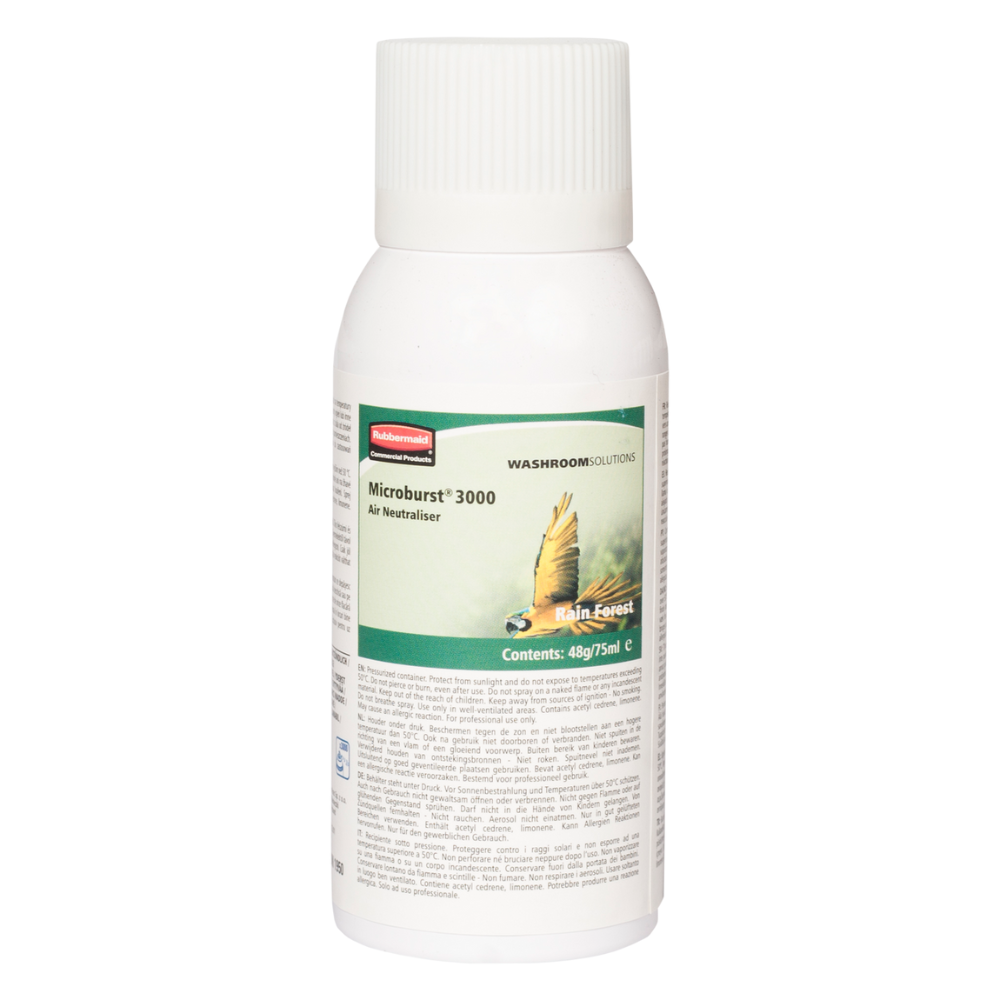 Rubbermaid MB 3000 Rain Forest värske lõhnaga aerosoolõhuvärskendaja 75 ml, kastis 12 tk