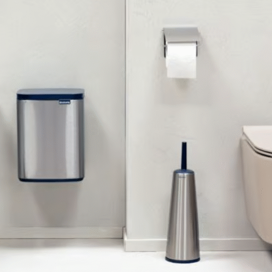 Brabantia Bo prügikast seinale/põrandale 7L, matt teras FFP - Image 4