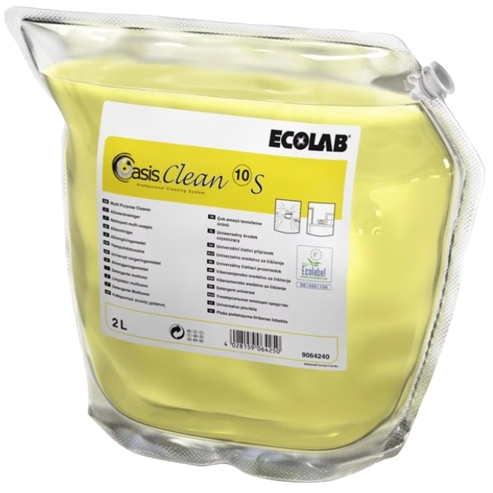 Ecolab Oasis Clean 10 S köögipuhastusvahend 2L, kastis 2tk.