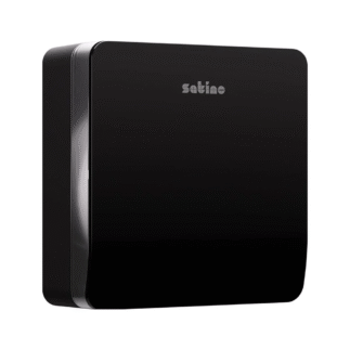 Satino Hyginity Design Jumbo JT2 rulltualettpaberile hoidik, must