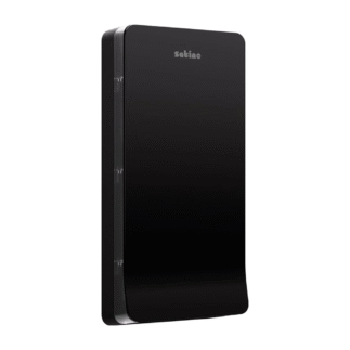 Satino Hyginity Design Classic PT3 lehtkätepaberi hoidik XL, must