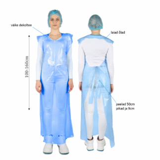 Kilepõlled sinised 75x125cm. 150tk rullis, pakis 2 rulli, kastis 2 pakki