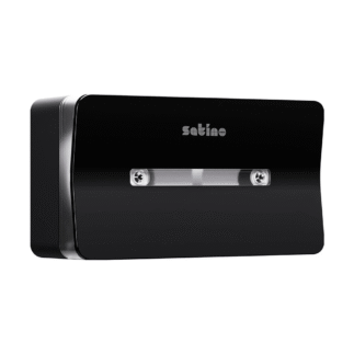 Satino Hyginity Design Twin Centrefeed Jumbo CF2 keskväljatõmbega tualettpaberi hoidik, must