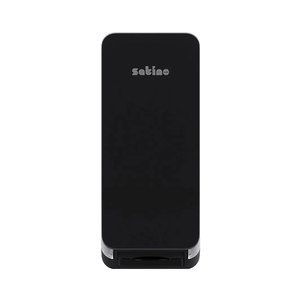 Satino Hyginity Design Bulk BT1 lehttualettpaberi hoidik, must - Image 2