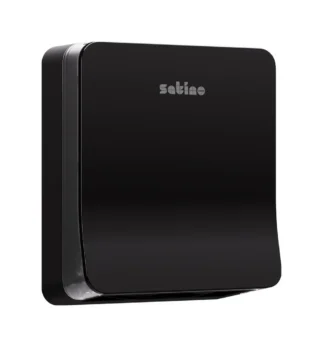 Satino Hyginity Design Interfold PT2 lehtkätepaberi hoidik XL, must