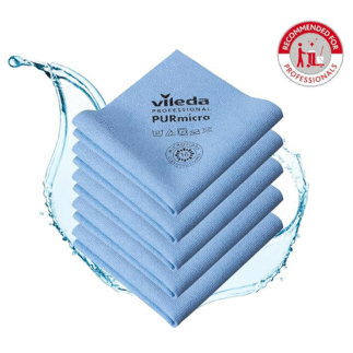 Vileda PURmicro Active mikrokiudlapp 38x35cm sinine, 5tk