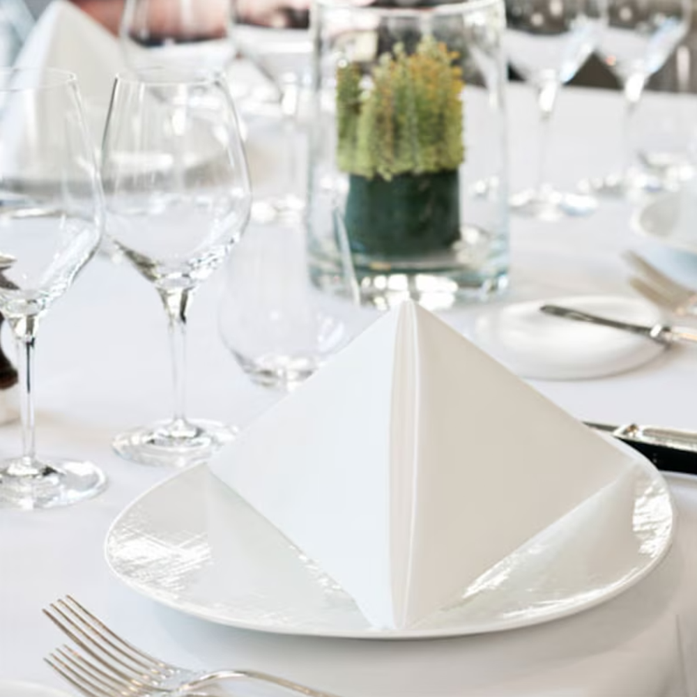 Tork LinStyle Dinner 39 salvrätt 1x, valge 1/8, 700tk - Image 3