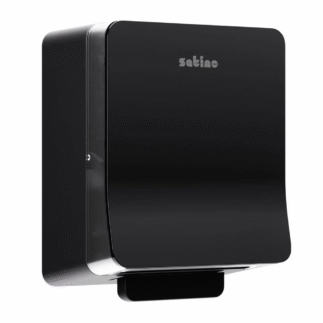 Satino Hyginity Design Matic SYS1 rullkätepaberi hoidik, must