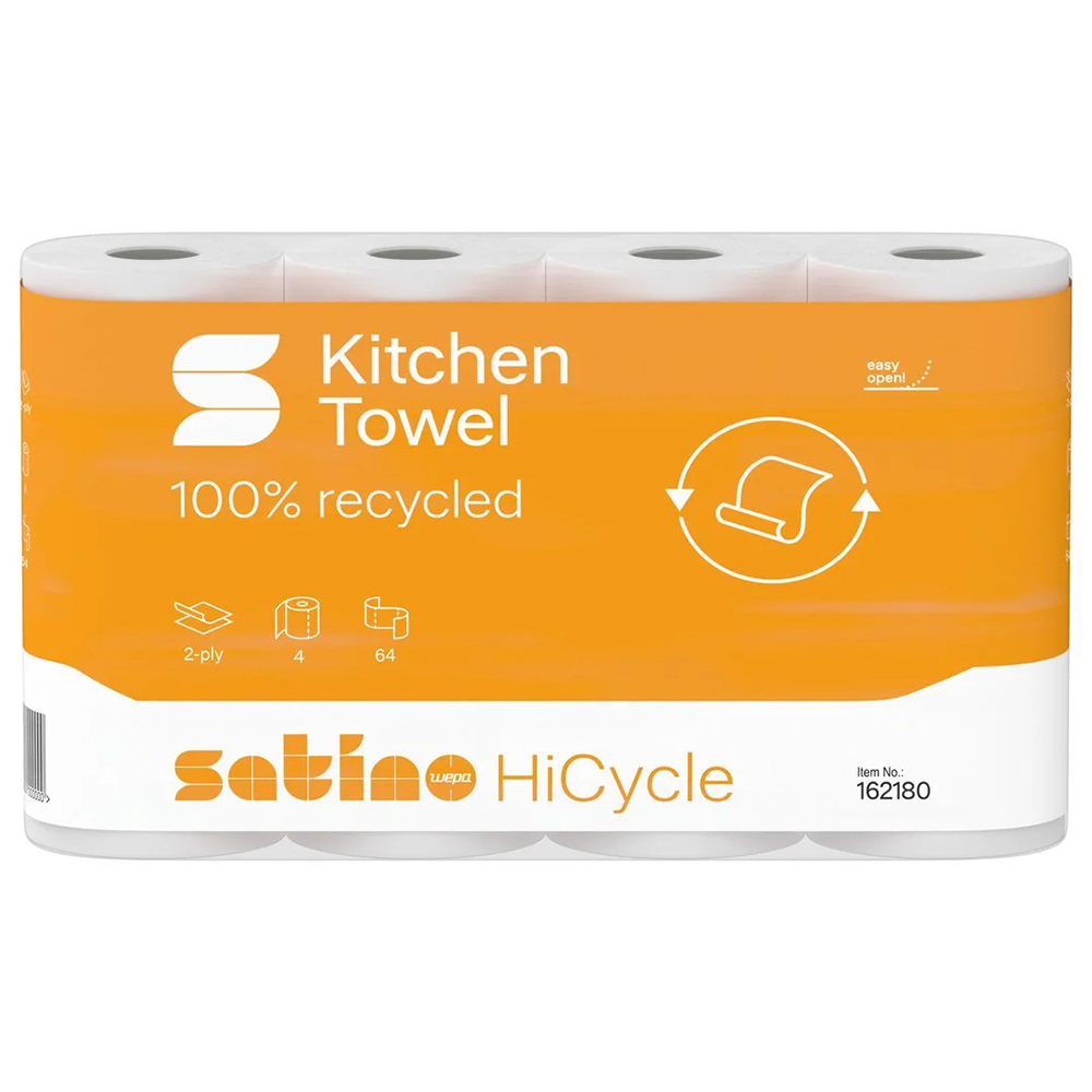 Satino HiCycle 2x rullköögipaber, 32x14m - Image 2
